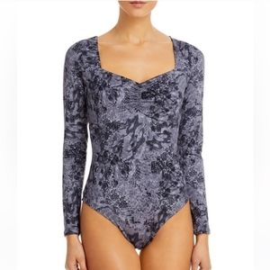 NWT Aqua Brand Snakeprint Bodysuit Size XL